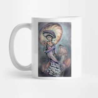 Mushroom Dryad/Nymph Faerie Mug